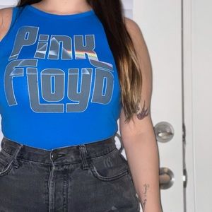 Blue Pink Floyd Bodysuit